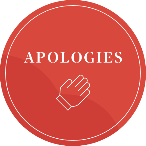 APOLOGIES